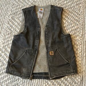 Carhartt Lined Vest Black Men’s Small